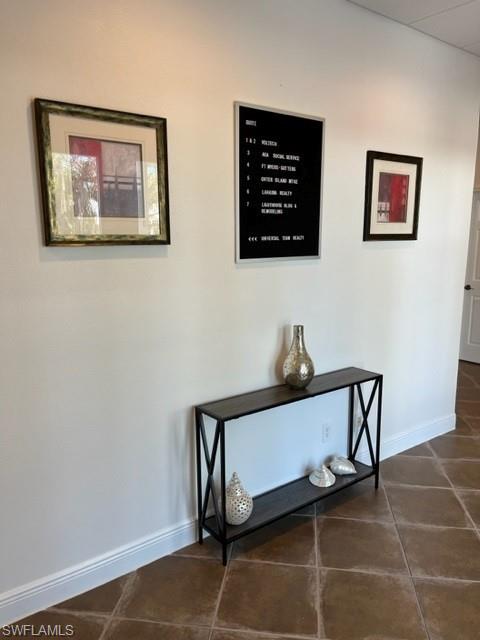 Room details with tile patterned flooring