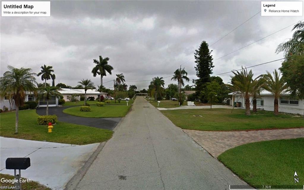 Street view towards North