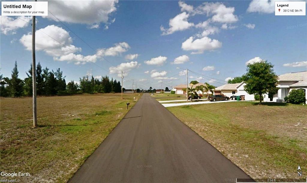 Street view towards North