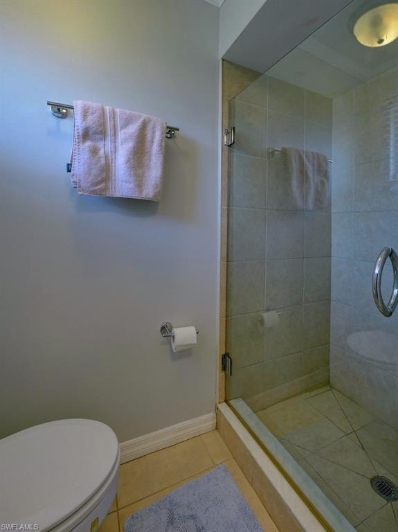 Master shower