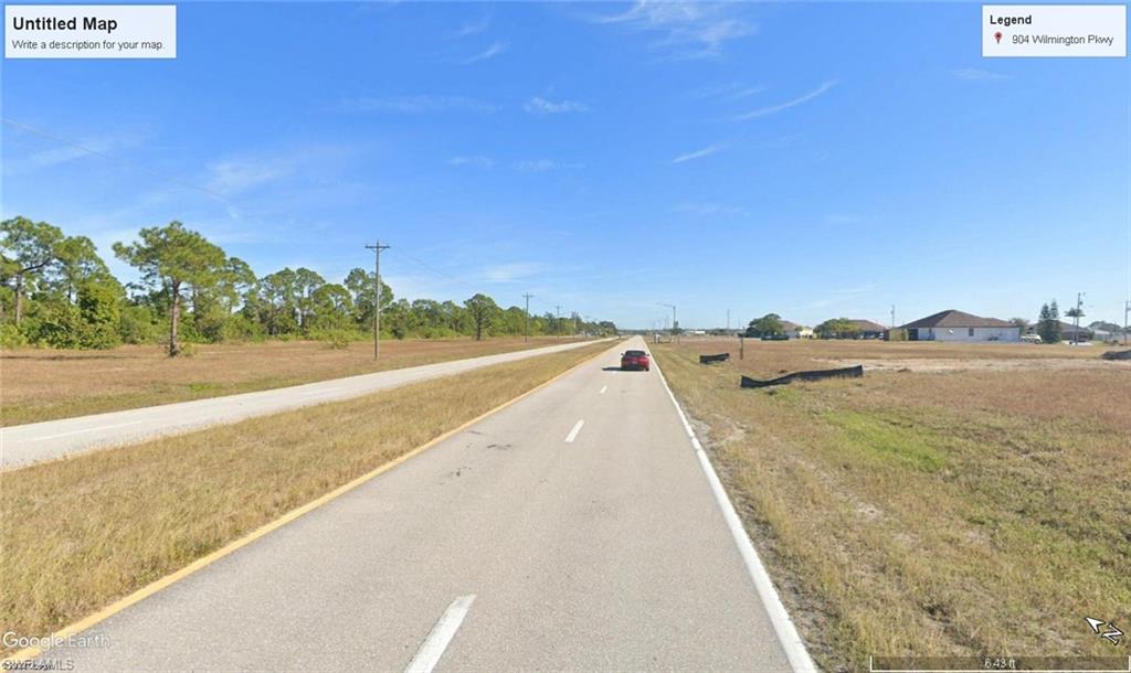 Street view towards East