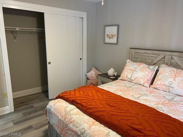 The Guest Bedroom provides plenty of closet space.