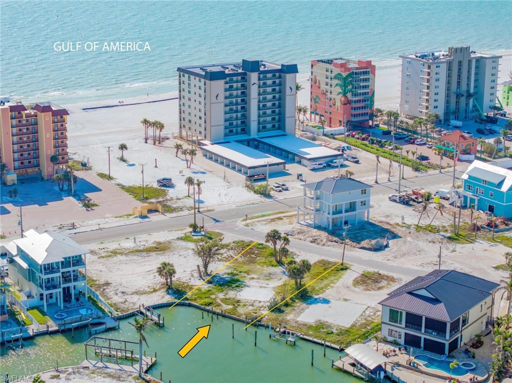 across from beach