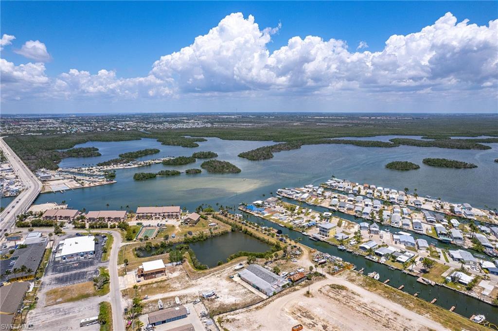 Water views to the north.