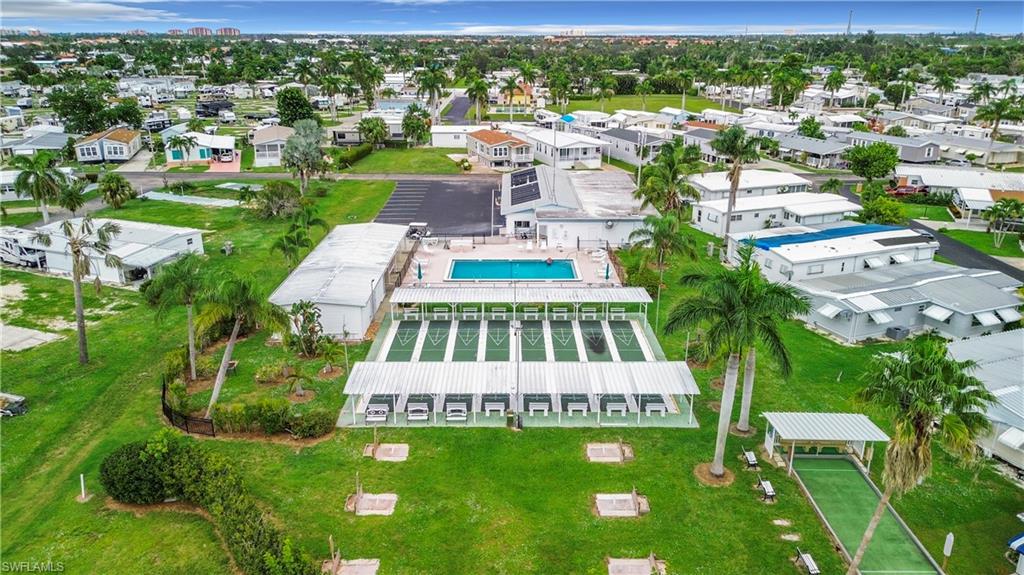 Bocce courts, shuffleboard, horse shoes