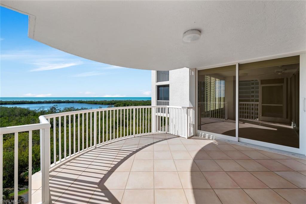 Open Balcony overlooking Gulf of Mexico