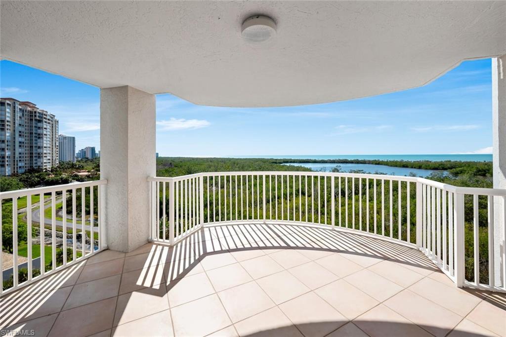 Open Balcony looking Southwest.