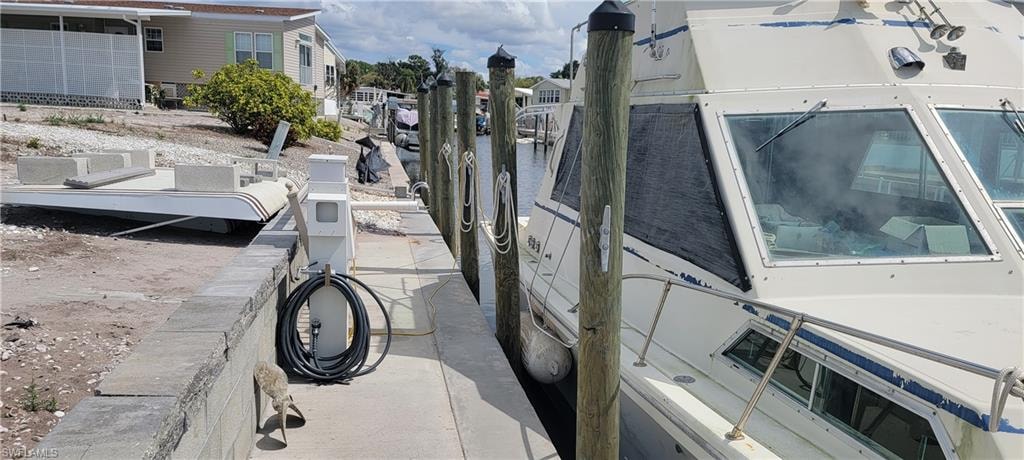 Cement Dock and retaining wall 3 years old