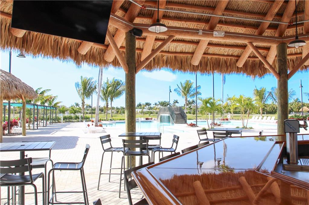 View of patio featuring a gazebo