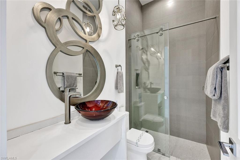 Guest bath with walk-in shower