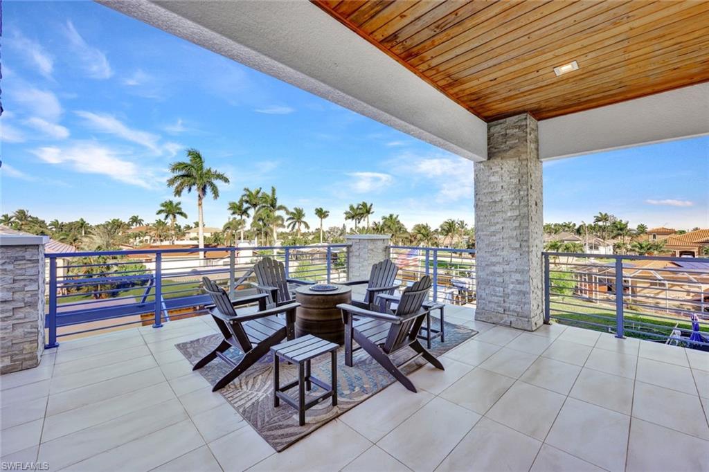 Watch the sunset from your upstairs balcony