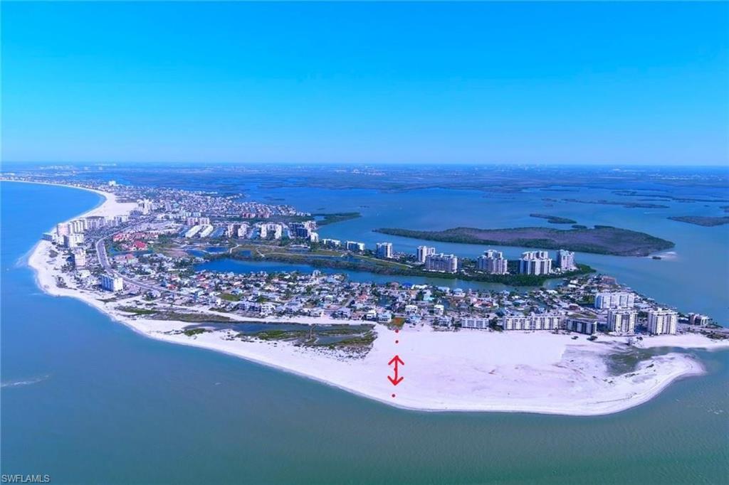 Lot survey shows lot goes to the GULF
