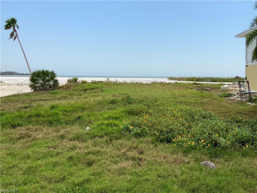 Out toward gulf from front of lot