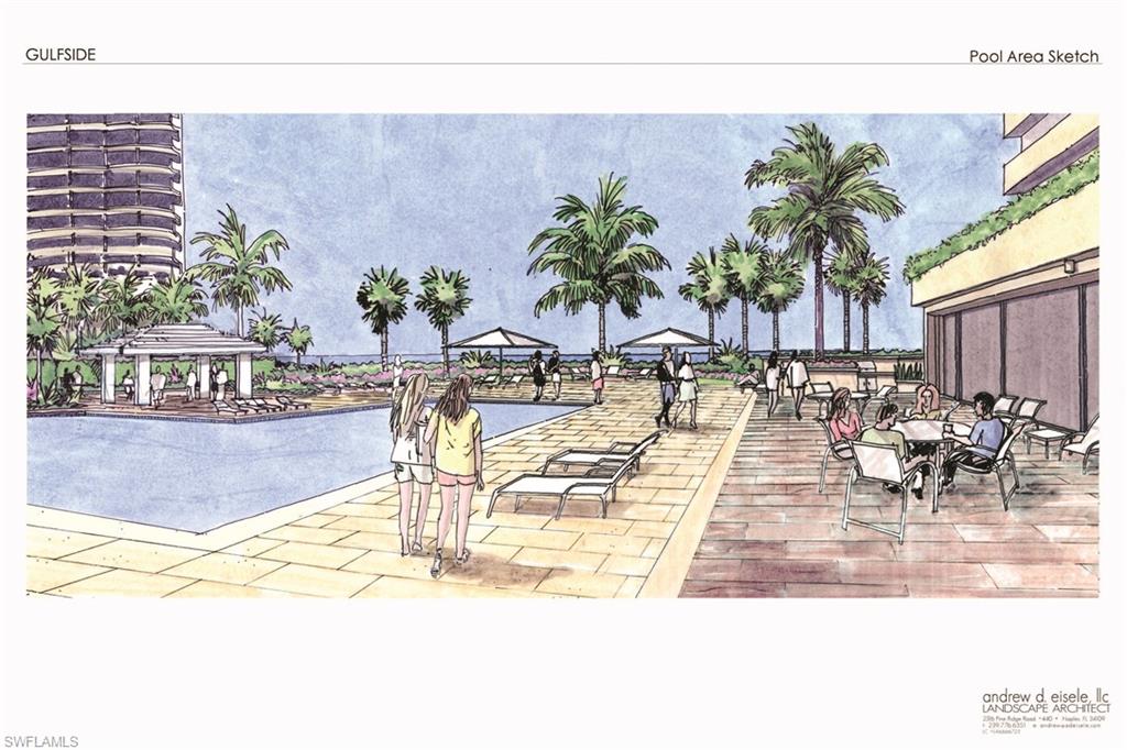 Rendering of future new pool area