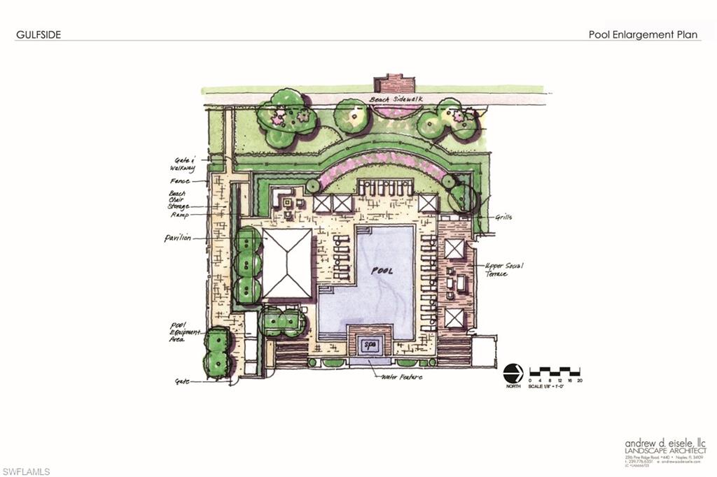 Renderings of the expanded pool and surrounding area.  Work to start after 2025 season.