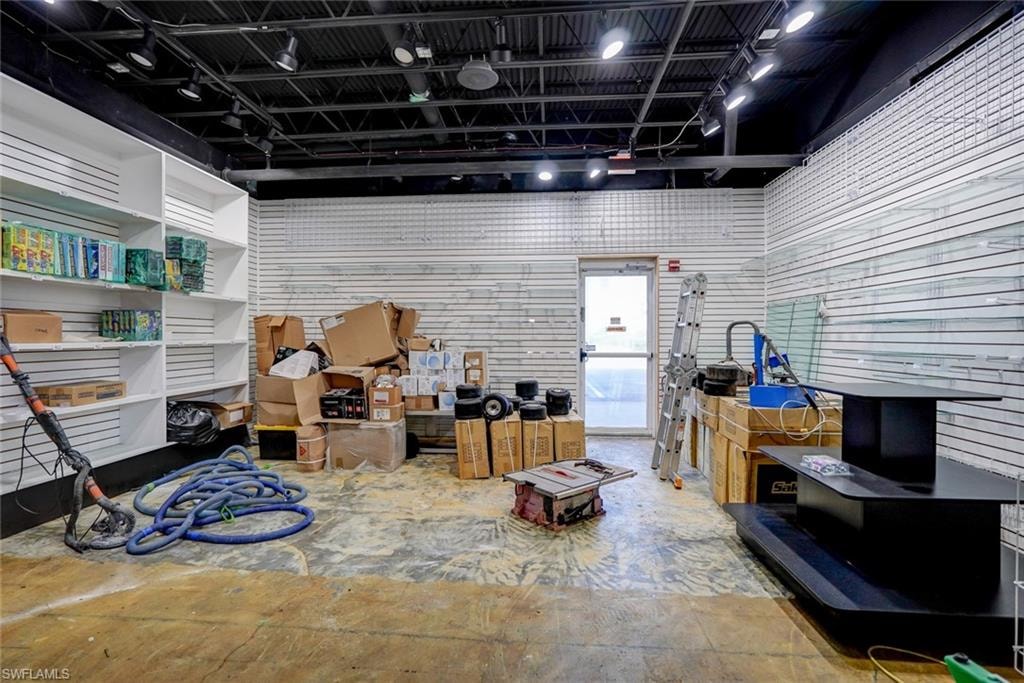 Misc room with concrete floors