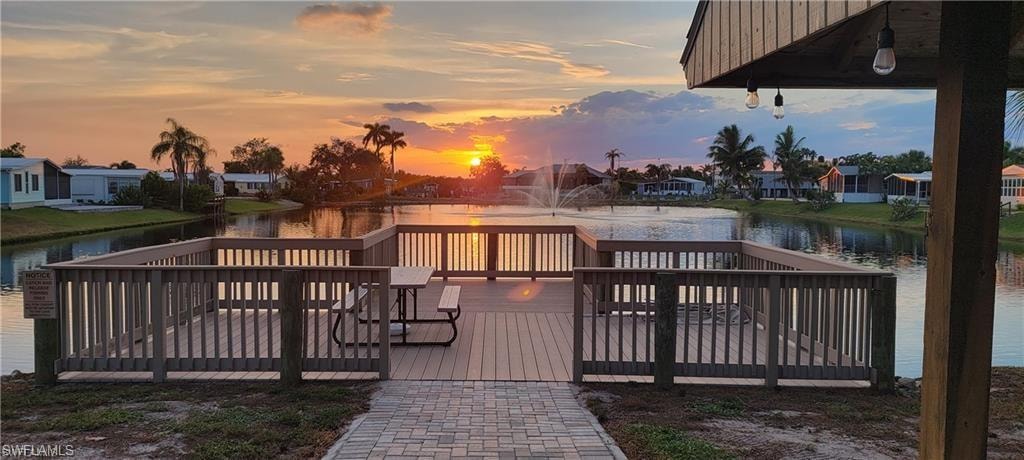Fishing Dock at sunset