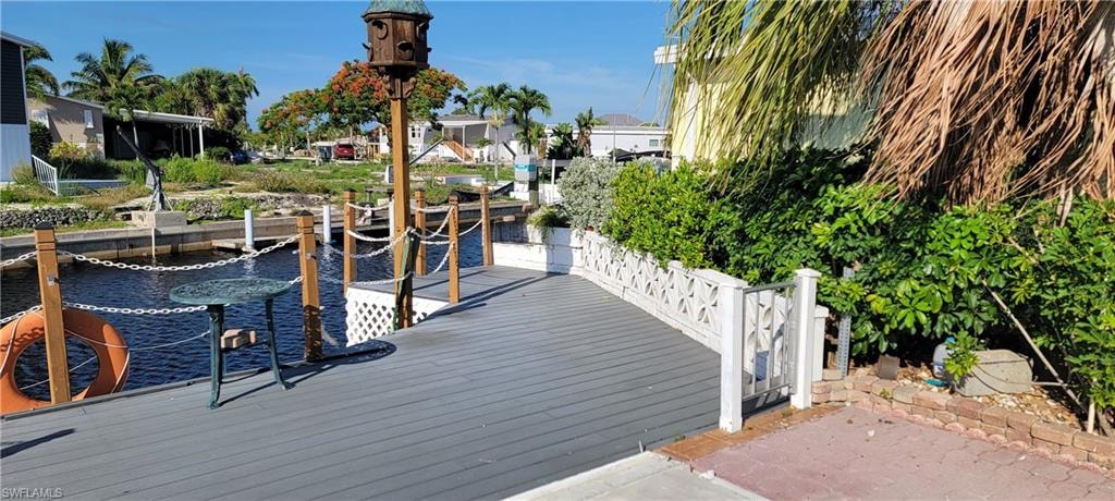 Dock area