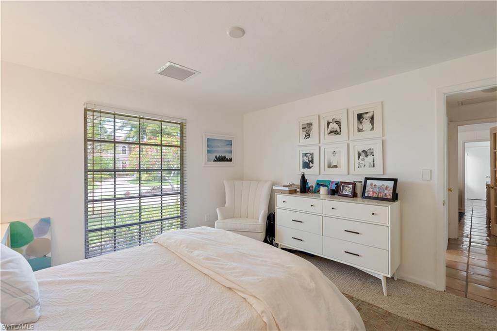 View of tiled bedroom