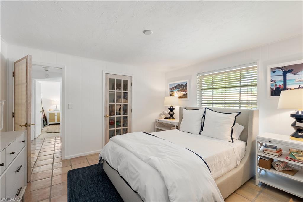 View of tiled bedroom