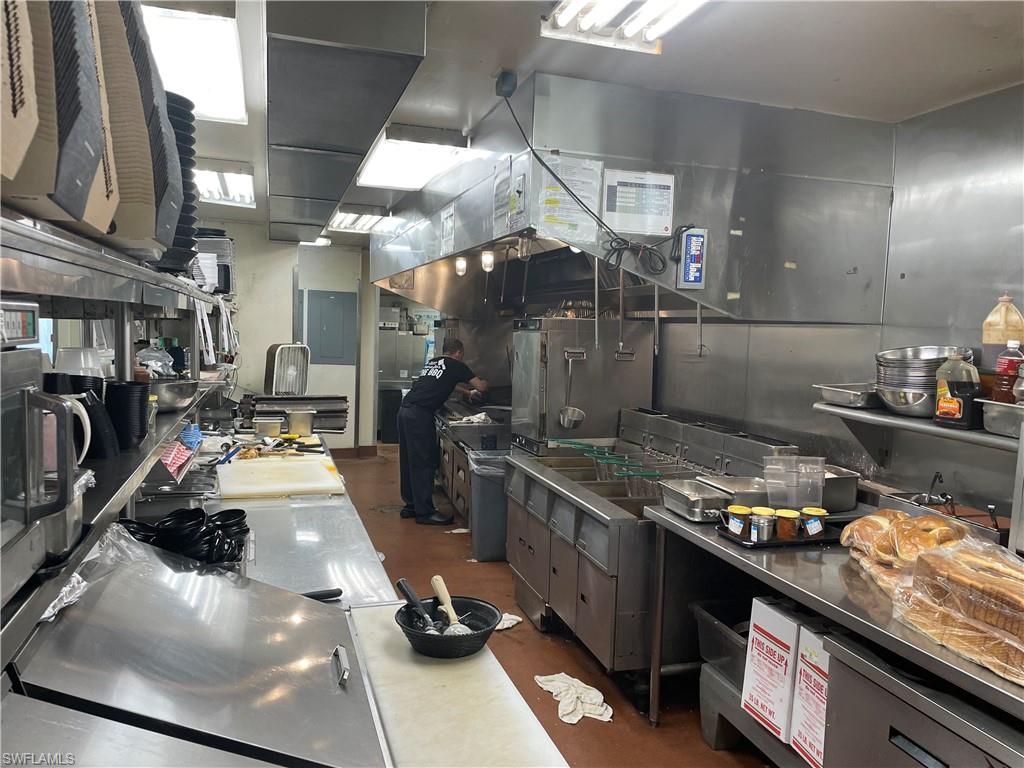 View of kitchen