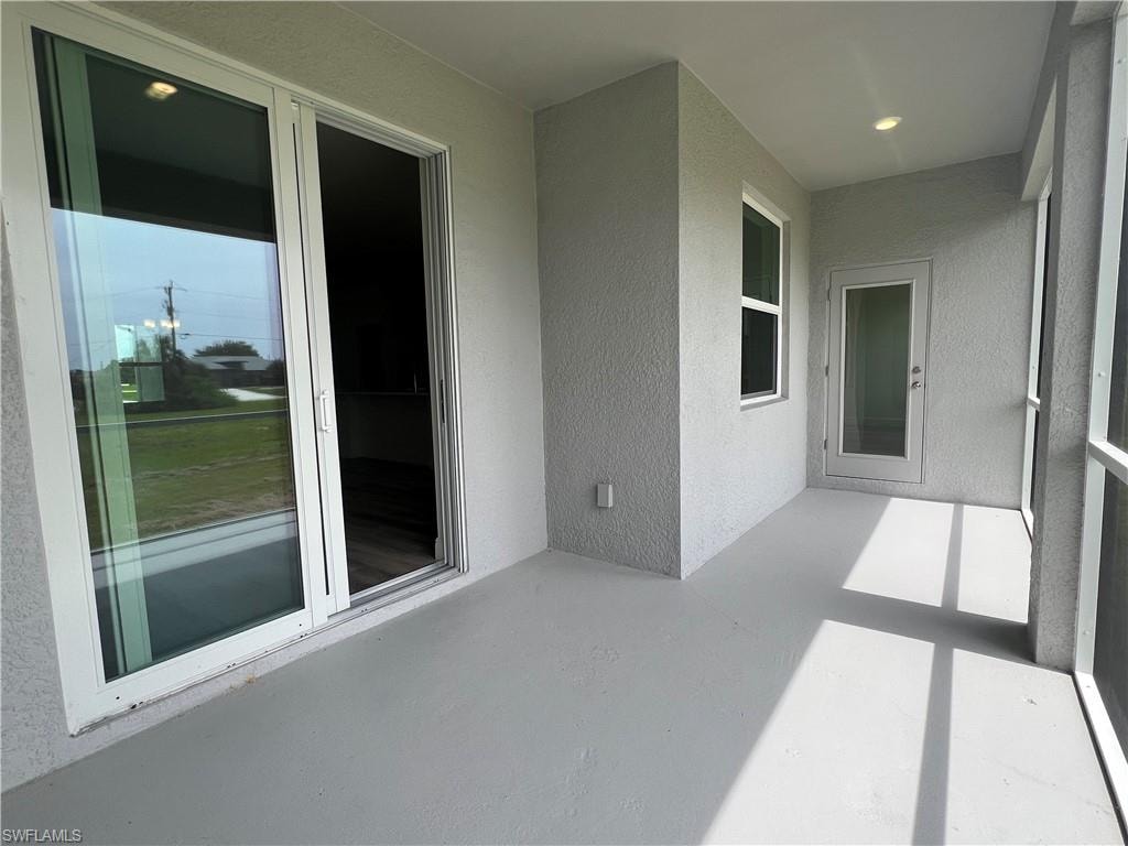 View of patio