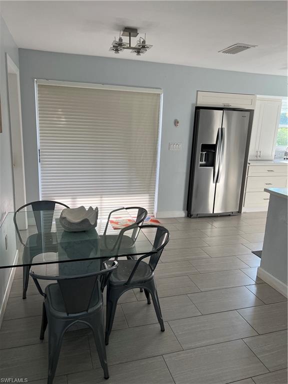 View of dining area
