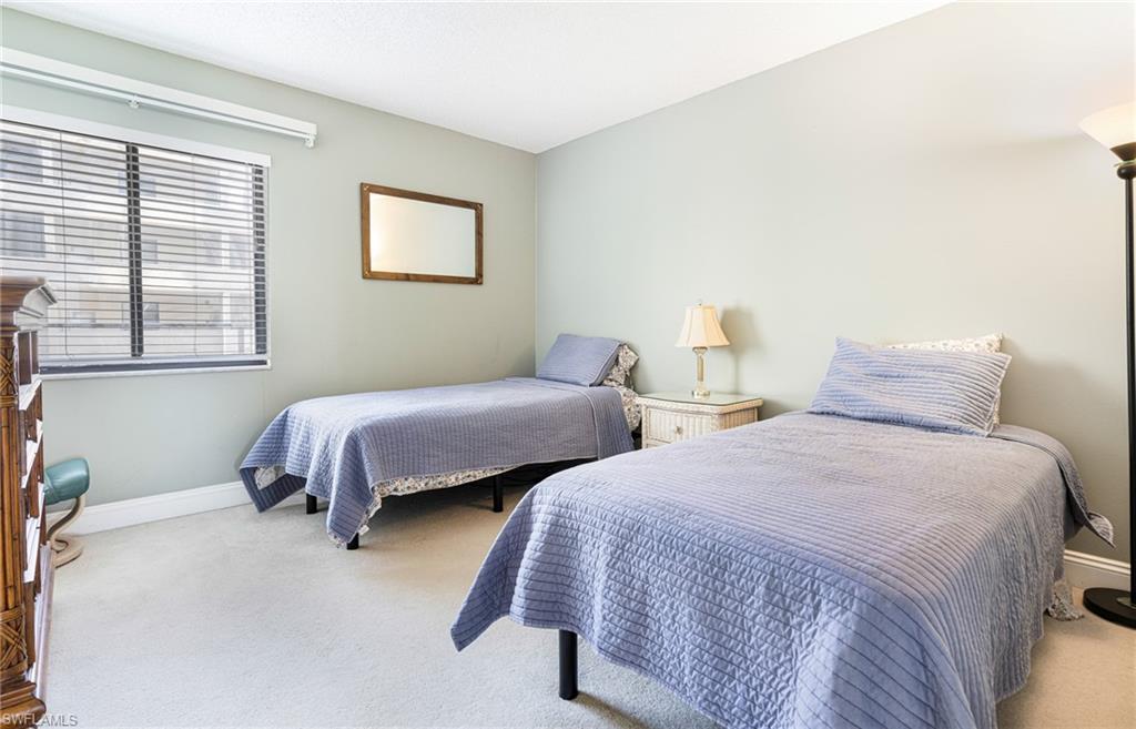 Bedroom featuring carpet