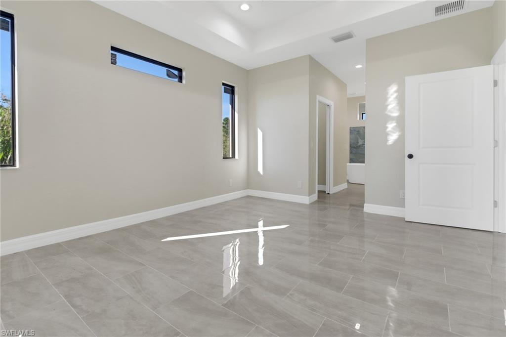 View of spare room
