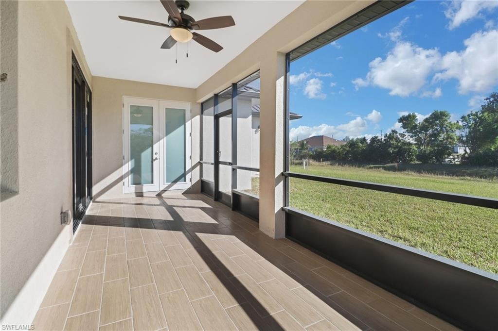 Sunroom featuring plenty of natural light