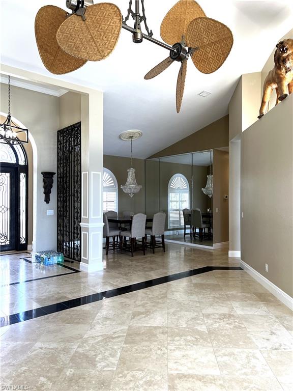 One of nine custom ceiling fans
