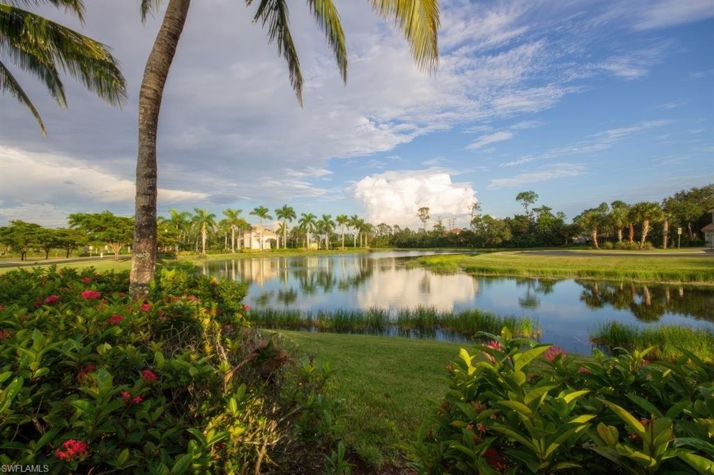 View of water feature from the clubhouse