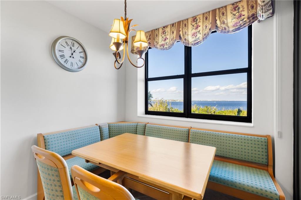 Views of the river and lake from your cozy breakfast nook.