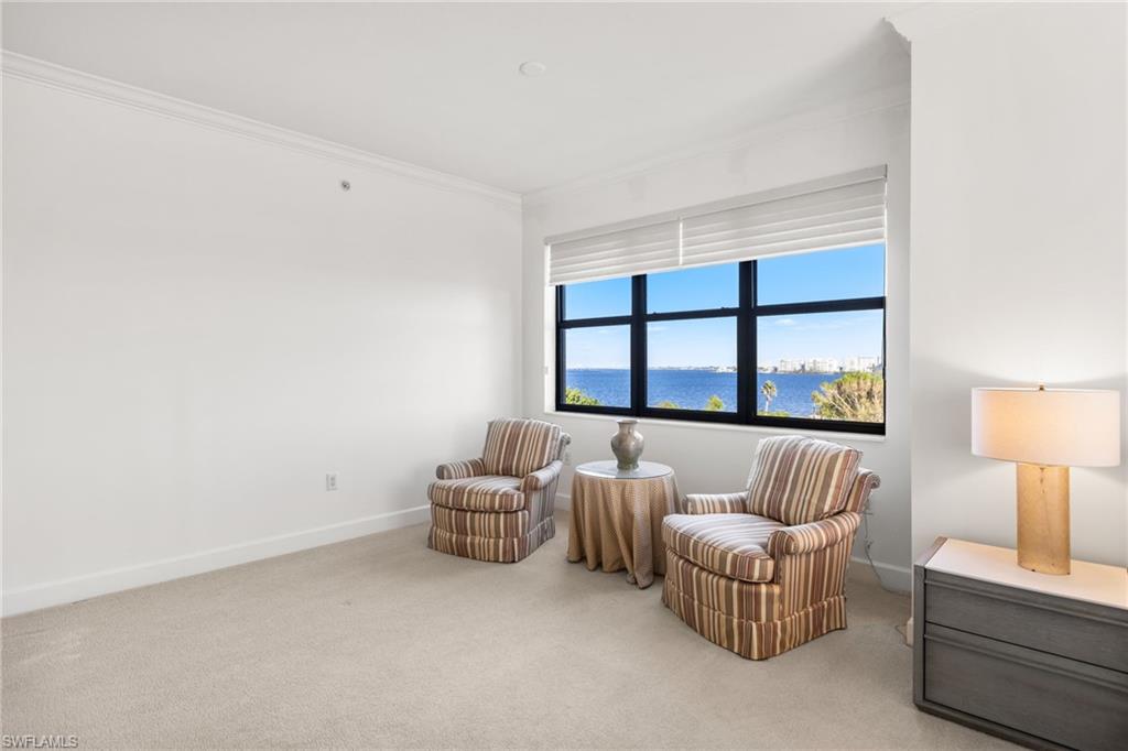 Look at these views! WOW!  Your primary bedroom has a wonderful seating area to enjoy.