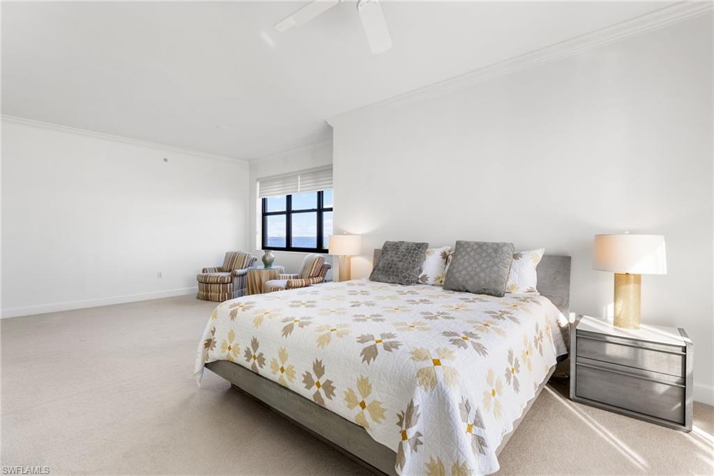 Your primary bedroom has fabulous views of the lake and river!
