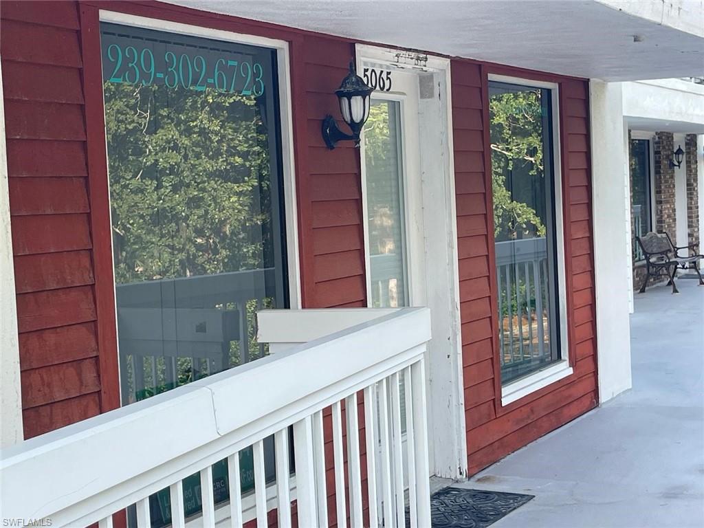 View of exterior entry