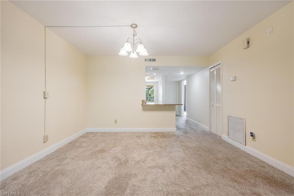 Carpeted Living room