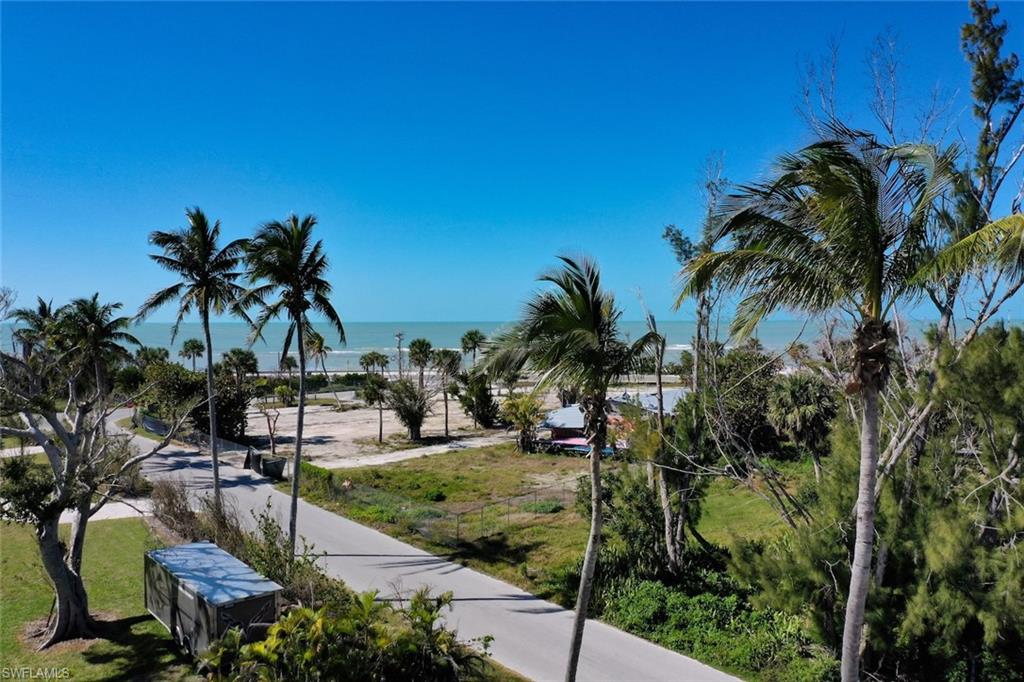 View of community featuring a water view