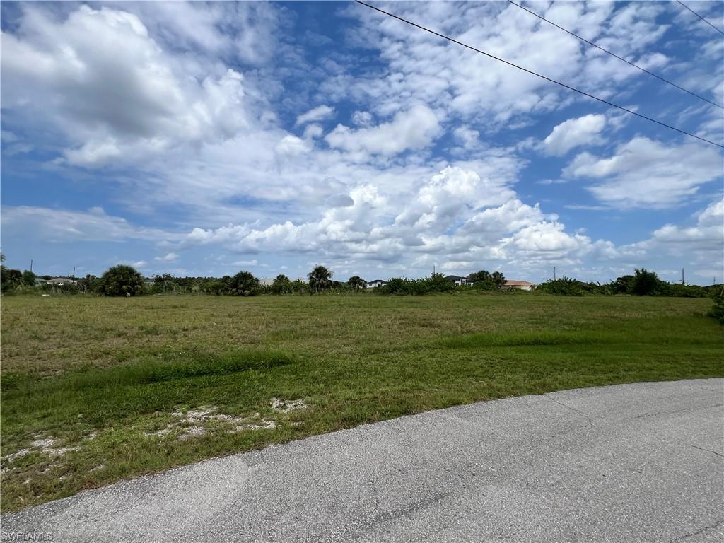 View of lot from left boundary line