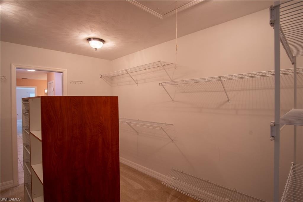 Upstairs primary closet
