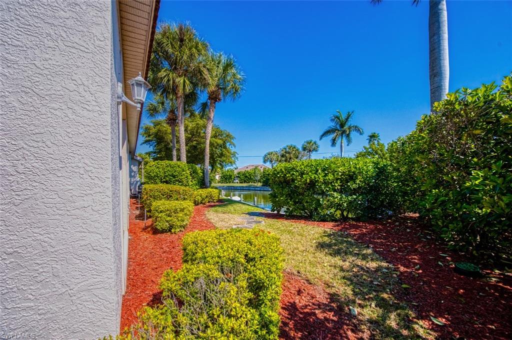 View of yard featuring a water view