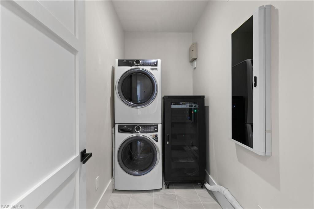 Upstairs Laundry and Electronics