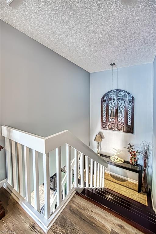 Stairway landing second floor
