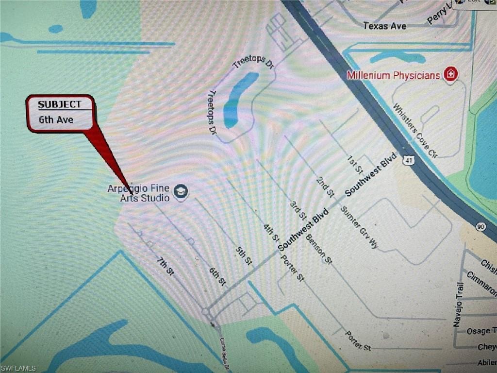 Street Map of Site