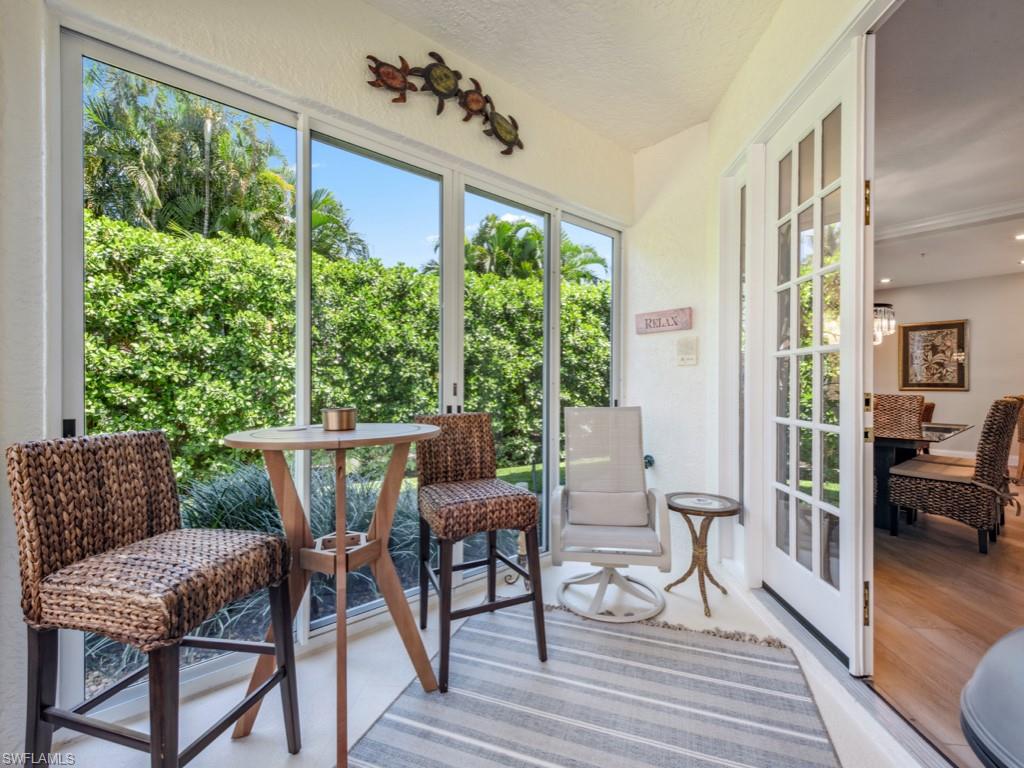 Versatile Lanai Space with Sliding Glass Doors