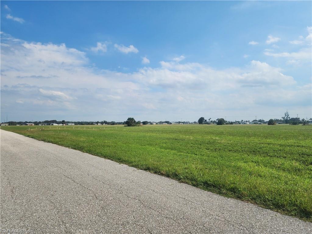 View of street with a rural view