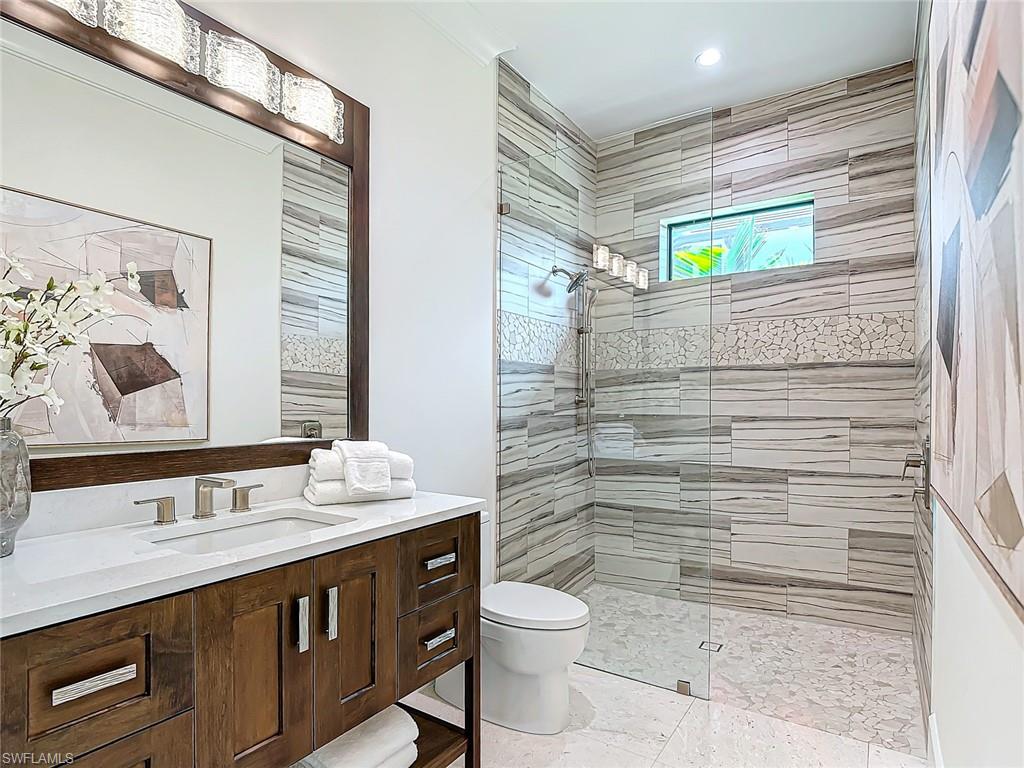 Second guest bathroom in guest quarters or in-law suite.