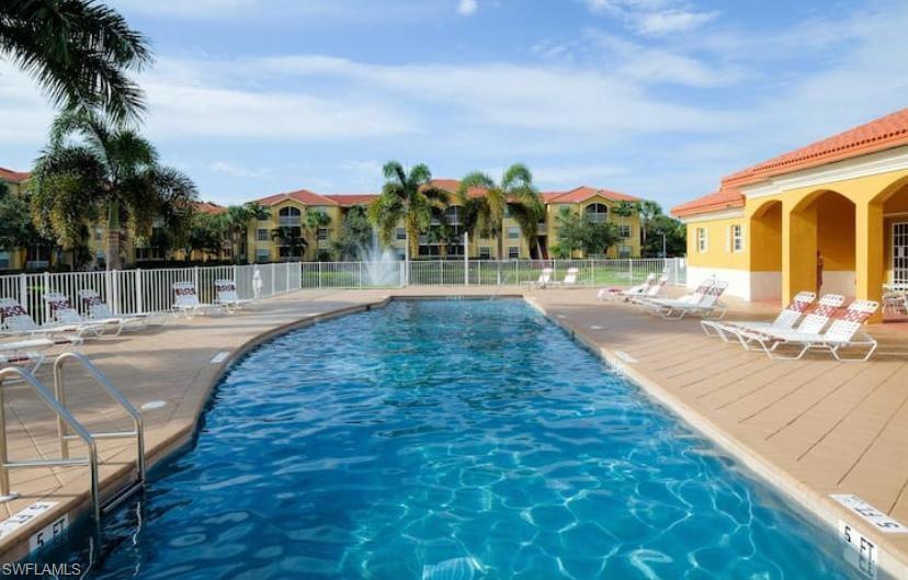 View of pool