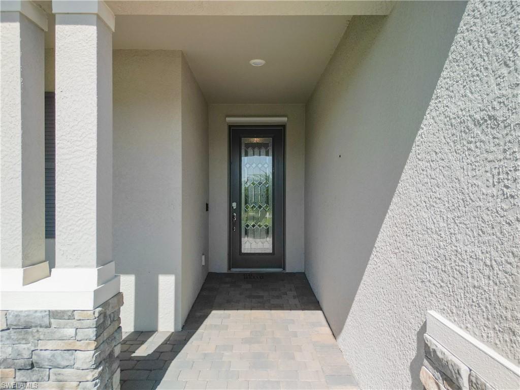 View of exterior entry
