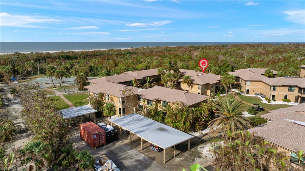 Aerial View Building/Carport
